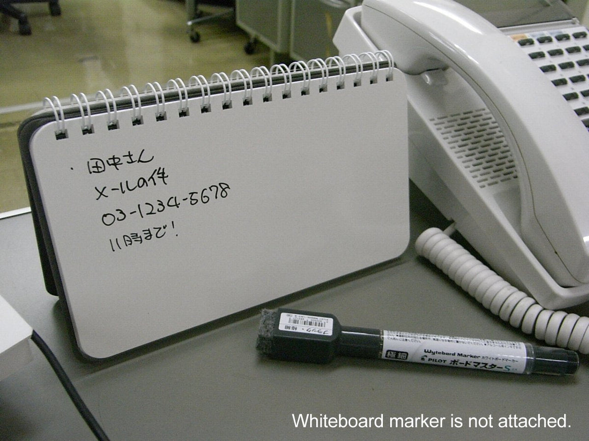 nu board Memo Size (4 x 7 inch) USA Edition NASHN4US08 Whiteboard Notebook - Dry Erase Notebook - Dry Erase Notepad - Dry Erase Board Mini Size - Reusable Notebook - Dry erase marker is not attached.