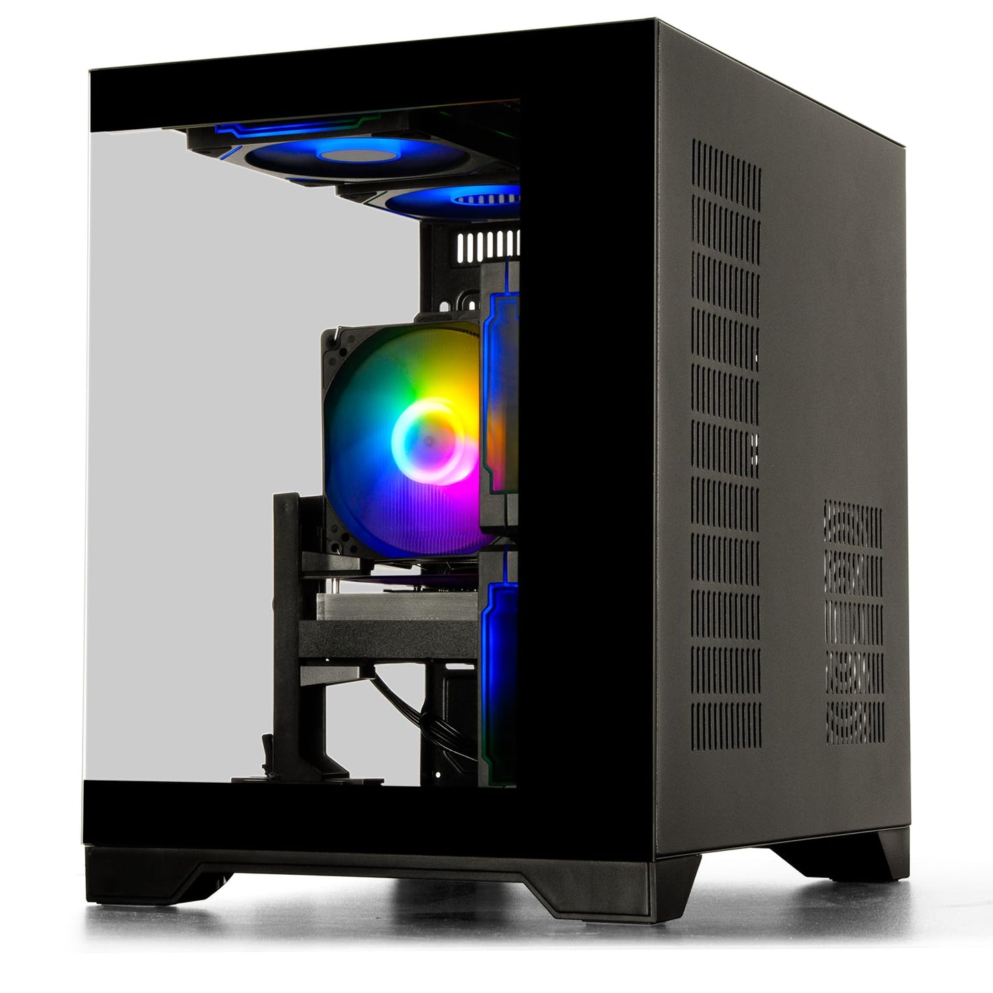 WIWB Gaming Desktop PC – Ryzen 5 4500, GeForce RTX 3050, 16GB DDR4 RAM, 512GB NVMe SSD, WiFi 6 – Desktop for Gaming, Streaming, School, Home Office & Everyday Use