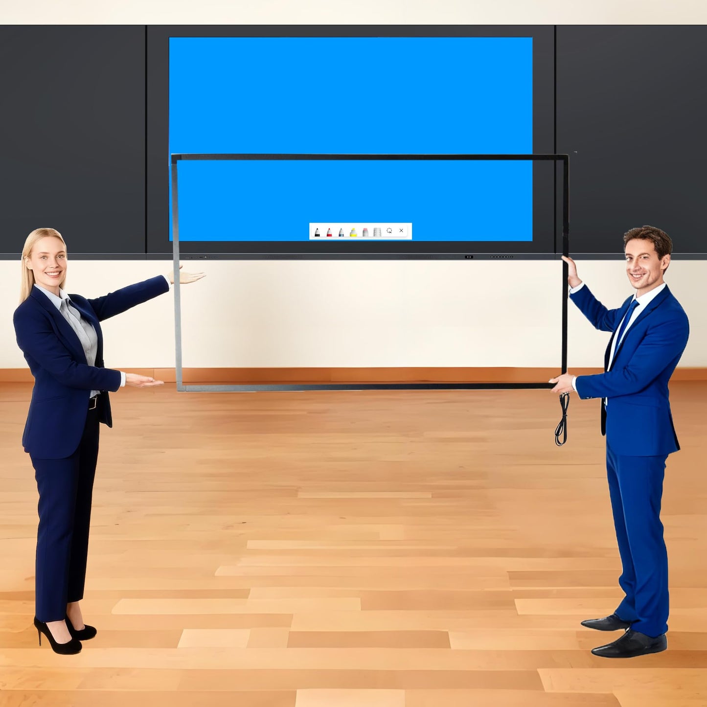 Chengying 50 inch 10 Point Multi-Touch Infrared Touch Frame, ir Touch Panel, Infrared Touch Screen Overlay