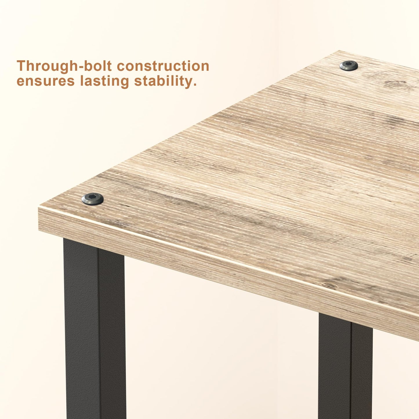 TUTOTAK End Table with Charging Station, Small Side Table with Outlets, Nightstand Bedside Table, 2-Tier Storage Shelf for Small Space, Living Room, Bedroom, Greige TB01BG040