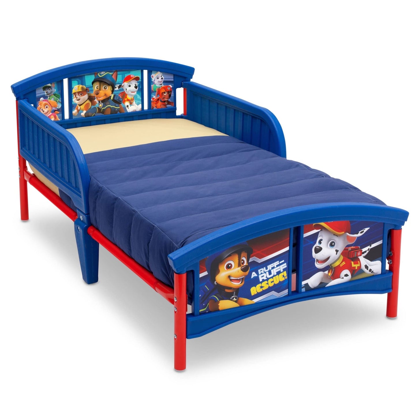 Delta Children Plastic Toddler Bed, Nick Jr. PAW Patrol & Plastic Toddler Bed, Disney/Pixar Cars