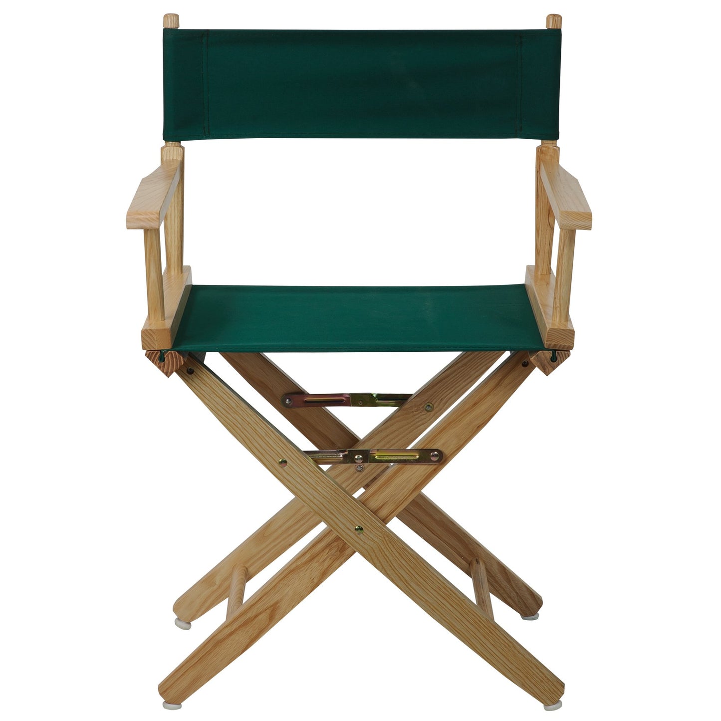American Trails Extra-Wide Premium 18" Director's Chair Natural Frame with Hunter Green Canvas