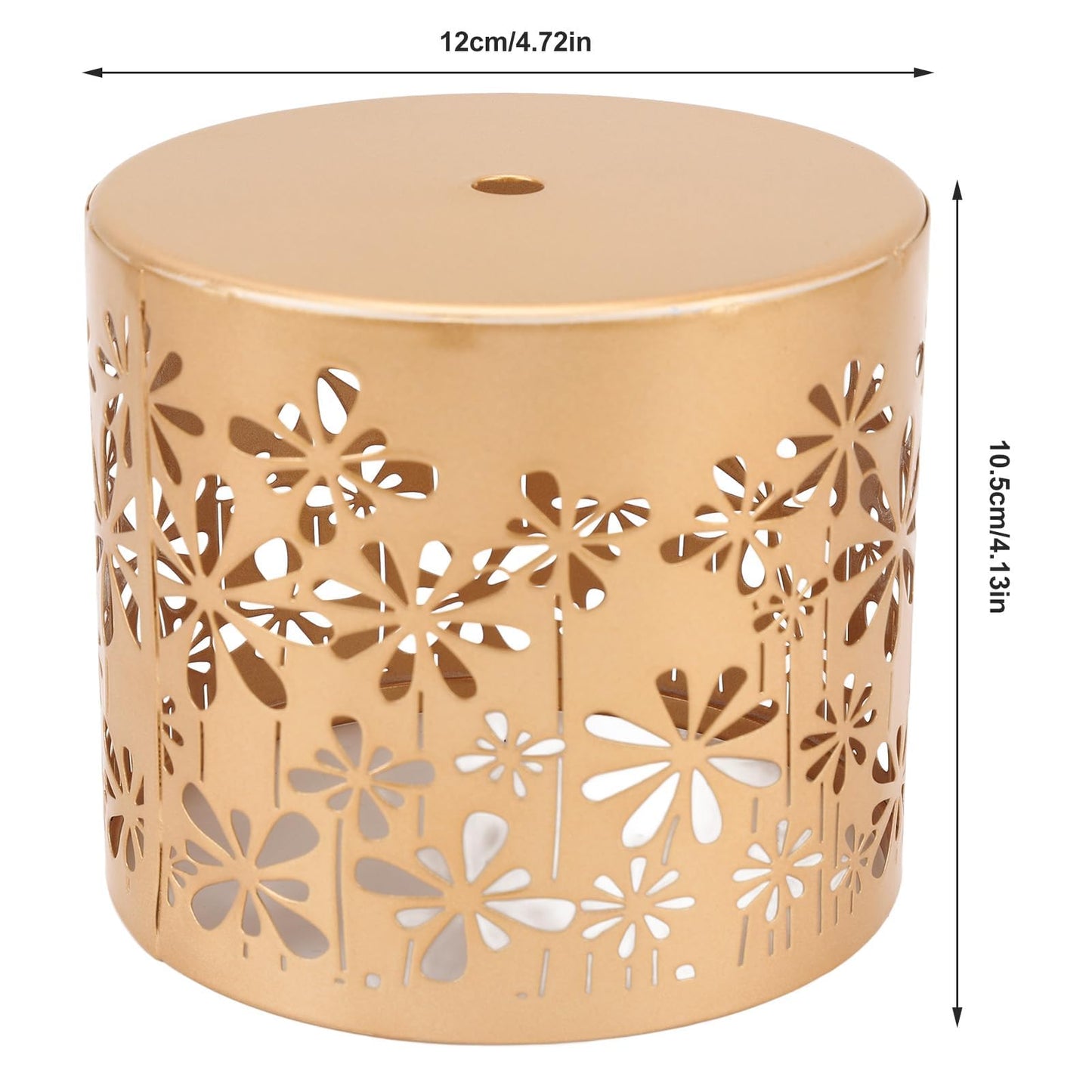 Metal Candle Holder, Hollow Out Decorative Candle Cage Tealights Holder Candlestick Stand for Table Centerpieces Fireplace Wedding Party