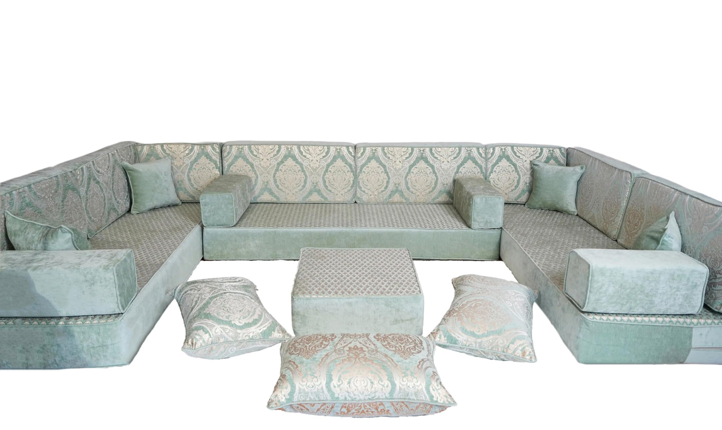 arabicsofa Arabic Majlis Sofa Seating – Handmade Modular Floor Seating Diwan Sofas