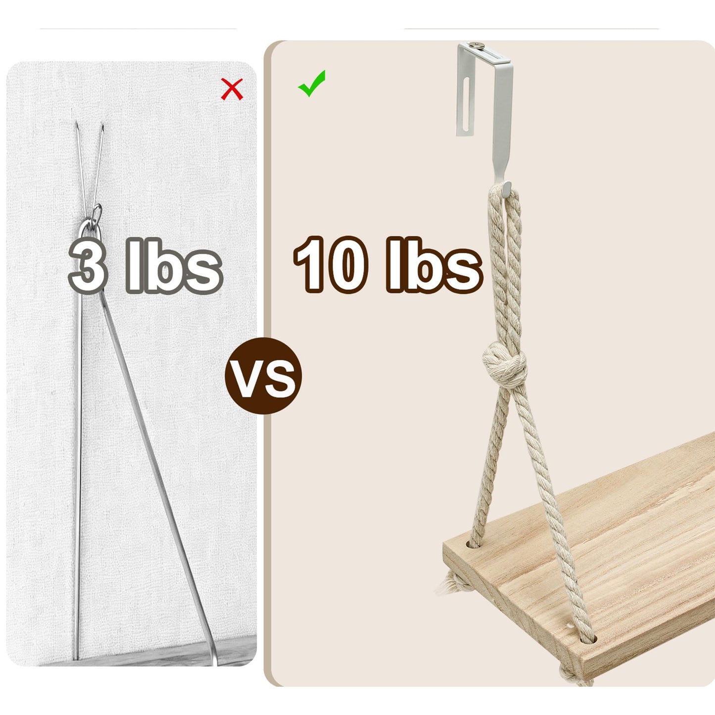 Fernlandia 2-Pack Cubicle Shelf Hanging, Office Cubicle Wall Shelf with Rope Adjustable Hooks, Office Decor Desk Accessories, Organizer, Storage in Workspaces