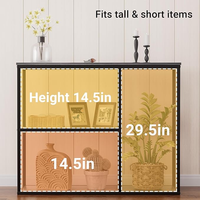 WOHOMO Console Table, 12 Inch Narrow Entryway Table