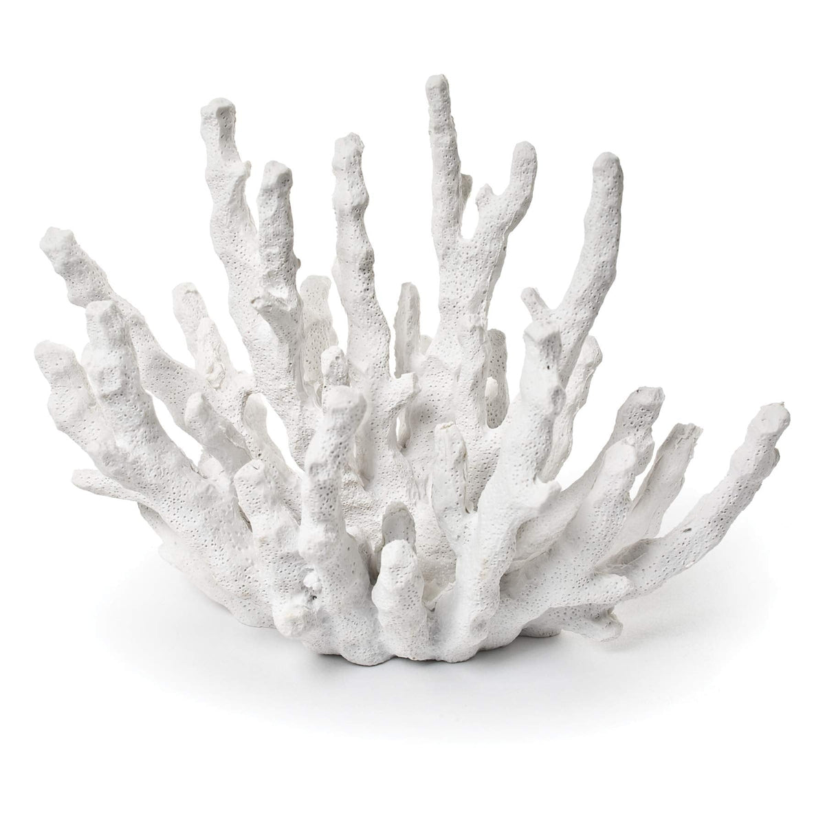 Abbott Collection 20-SEASHORE/45 Small White Finger Coral Decorative Resin Figurine