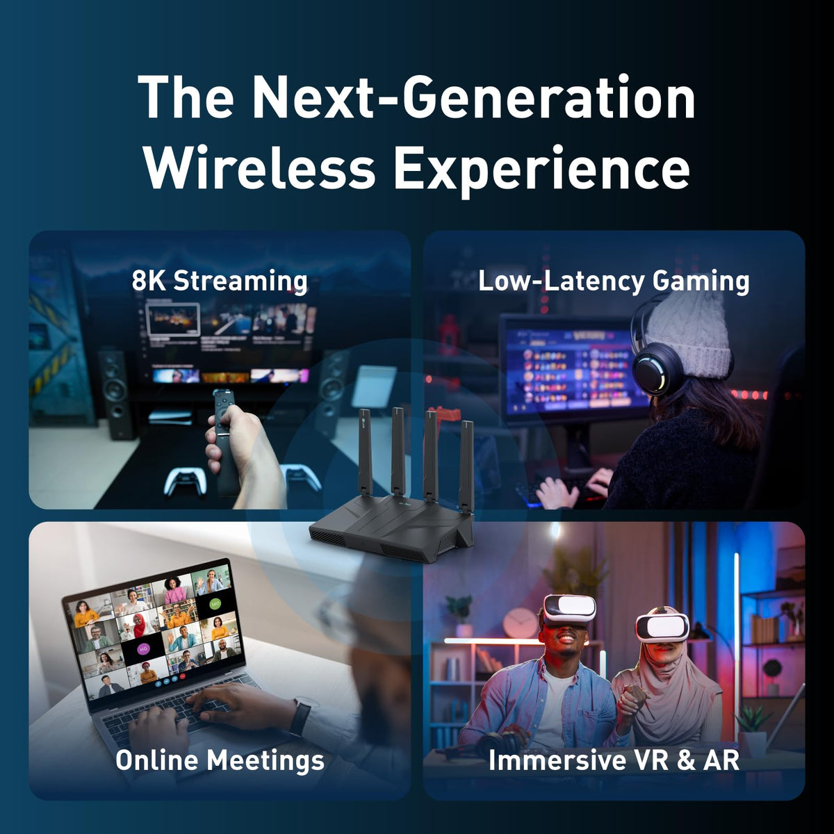 GL.iNet GL-BE6500 (Flint 3e) WiFi 7 Router, High-Speed WiFi Router for Wireless Internet w/VPN, 5 x 2.5G Ethernet Port for Fiber Optic Modem, Long Range Large Home, Business & Gaming Computer Routers