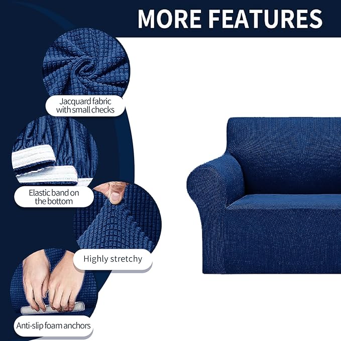 Cupuamon 2026 New Stretch Chair Sofa Slipcovers Couch Cover