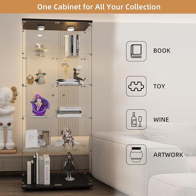 Beauty4U Glass Display Cabinet