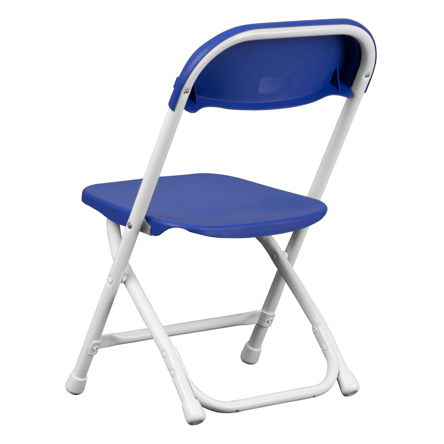 Flash Furniture 2 Pack Kids Blue Plastic Folding Chair