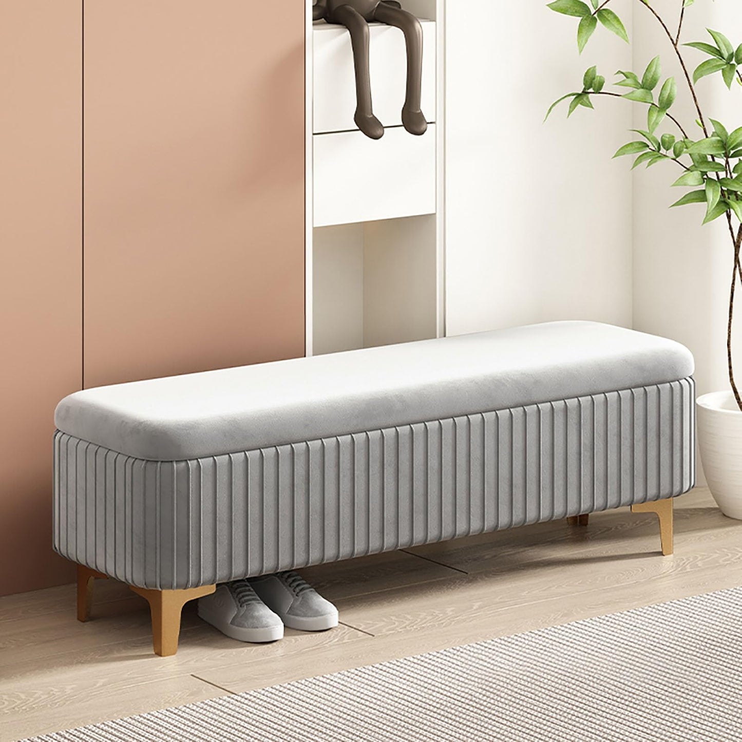 Benches Garden Bench Outdoor Patio Seating Backless Park Chair Lawn Path Slatted Seats,Velvet Storage Ottoman for Bedroom Wooden Entryway Bench Square Pouf Footrest Stylish Corridor Seating