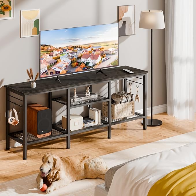 Furologee TV Stand for TVs up to 55 Inch, Entertainment Center