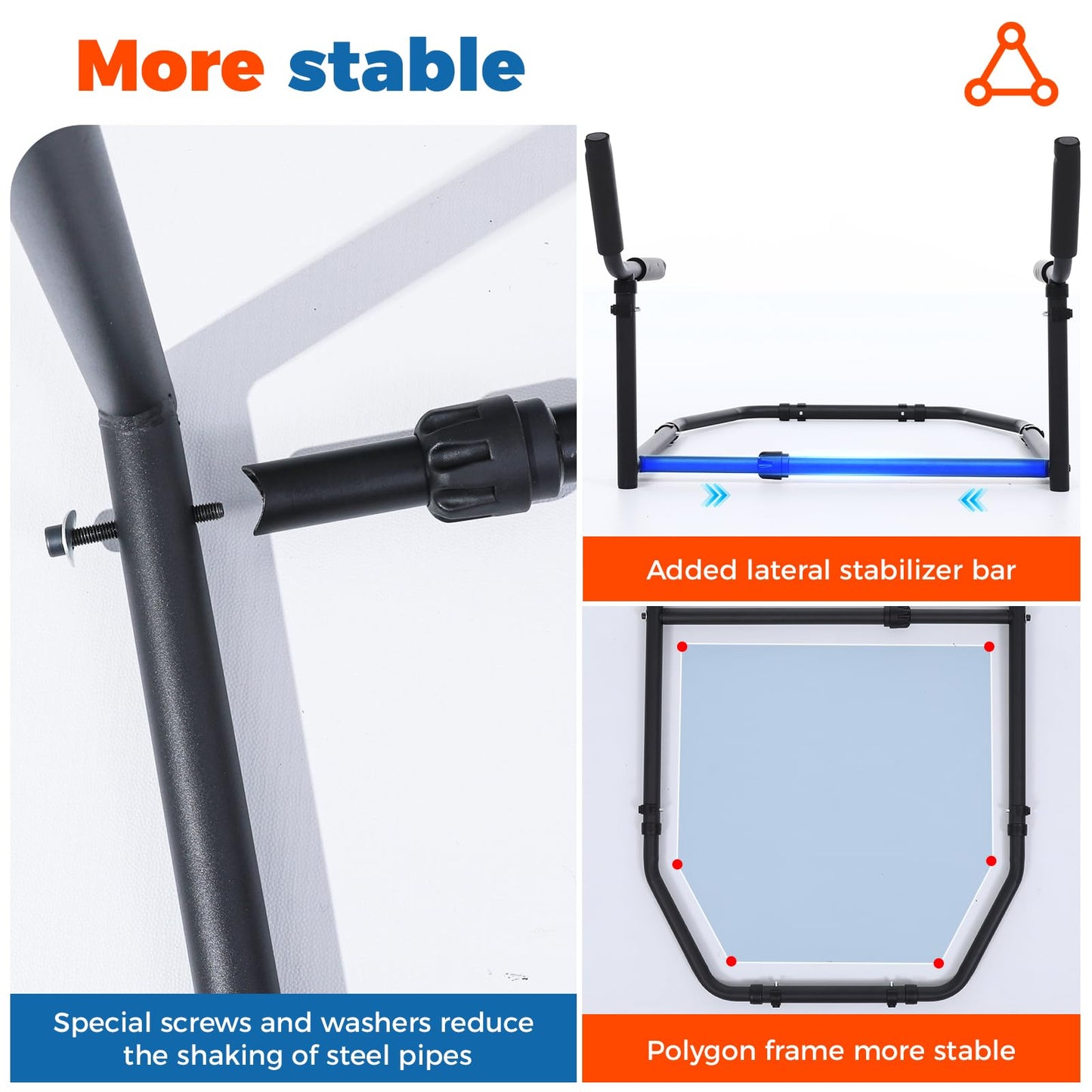 Fanwer Stand Assist for Couch and Sofa, Settee Lift Assist for Elderly, Y-Shaped Grab Bar Standing Aid for Patients, Adults, Seniors and Disabled, Adjustable Daily Living Mobility Aid, Black,Small