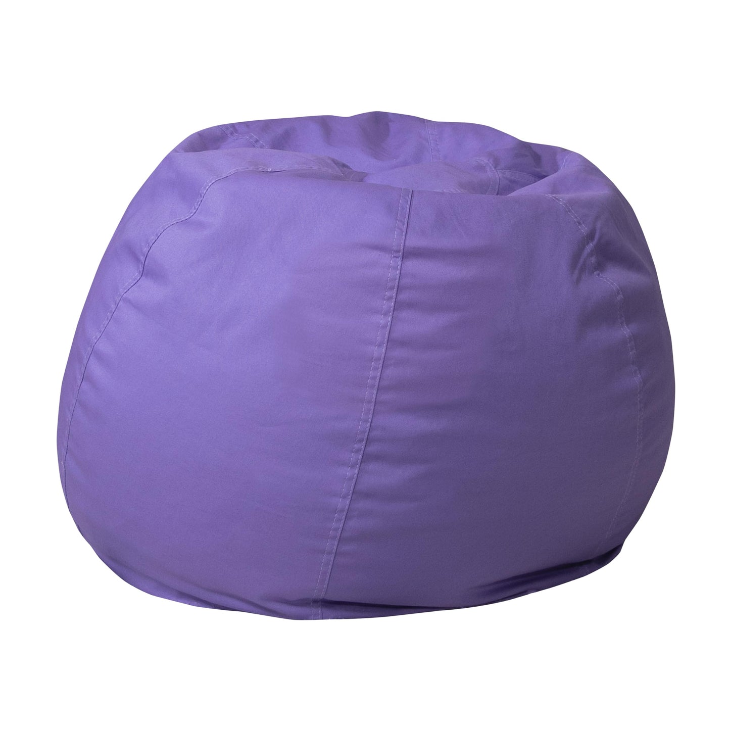 Flash Furniture Dillon Small Bean Bag Chair for Kids and Teens, Foam-Filled Beanbag Chair with Machine Washable Cover, Purple