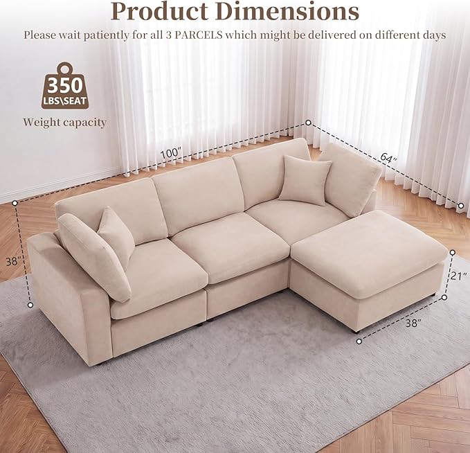 Modular Cloud Sectional Couches