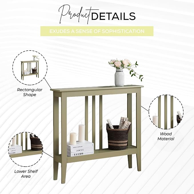Kings Brand Furniture Narrow Console Table