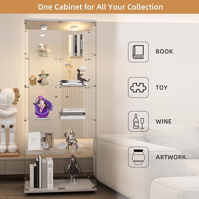Beauty4U Glass Display Cabinet