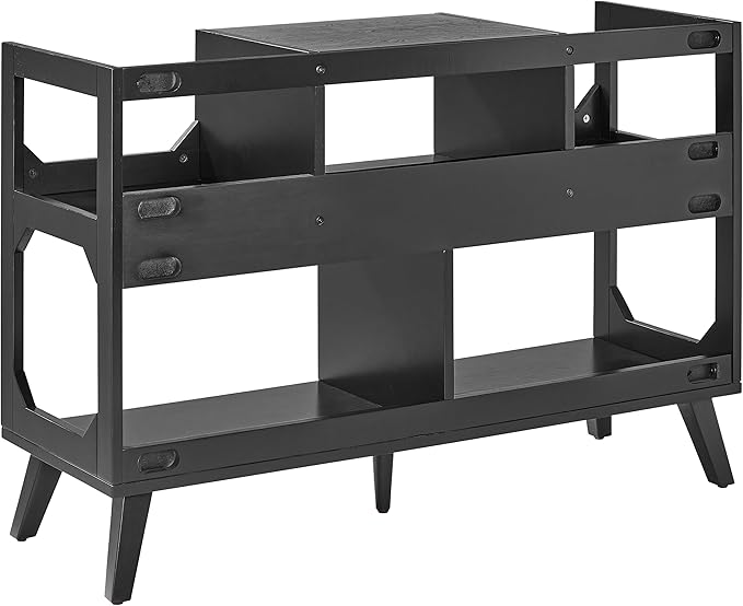 Crosley Furniture Asheville Mid-Century Modern Media Console Record Player Stand