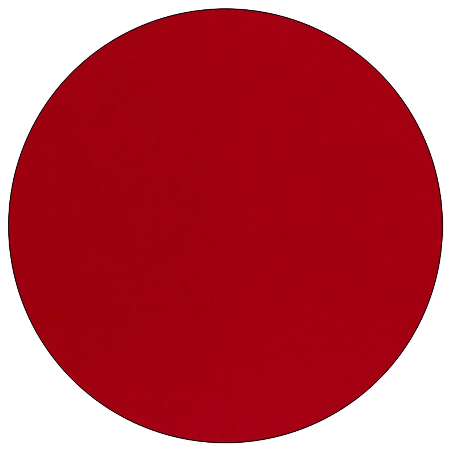 Flash Furniture Wren 48'' Round Red Thermal Laminate Activity Table - Standard Height Adjustable Legs
