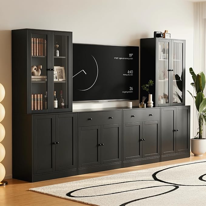 TUSY 71" TV Stand Storage Set