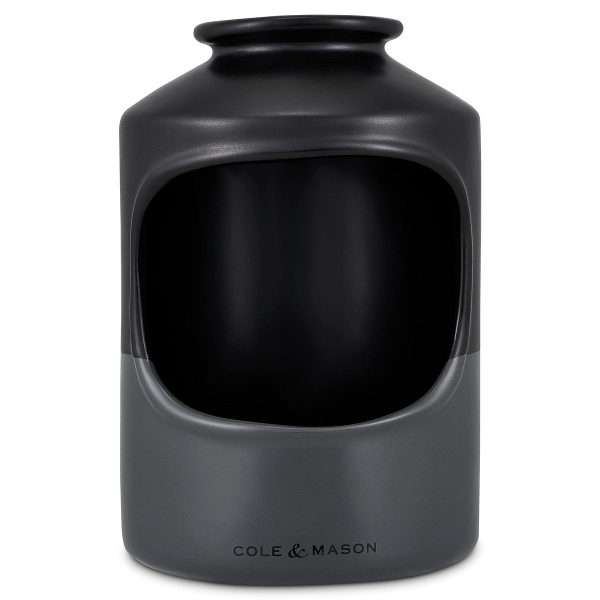 Cole & Mason Strethall Ceramic Salt Pig - Open Mouth Salt Holder for Kitchen Countertop - Moisture-Absorbing Essential, Largs
