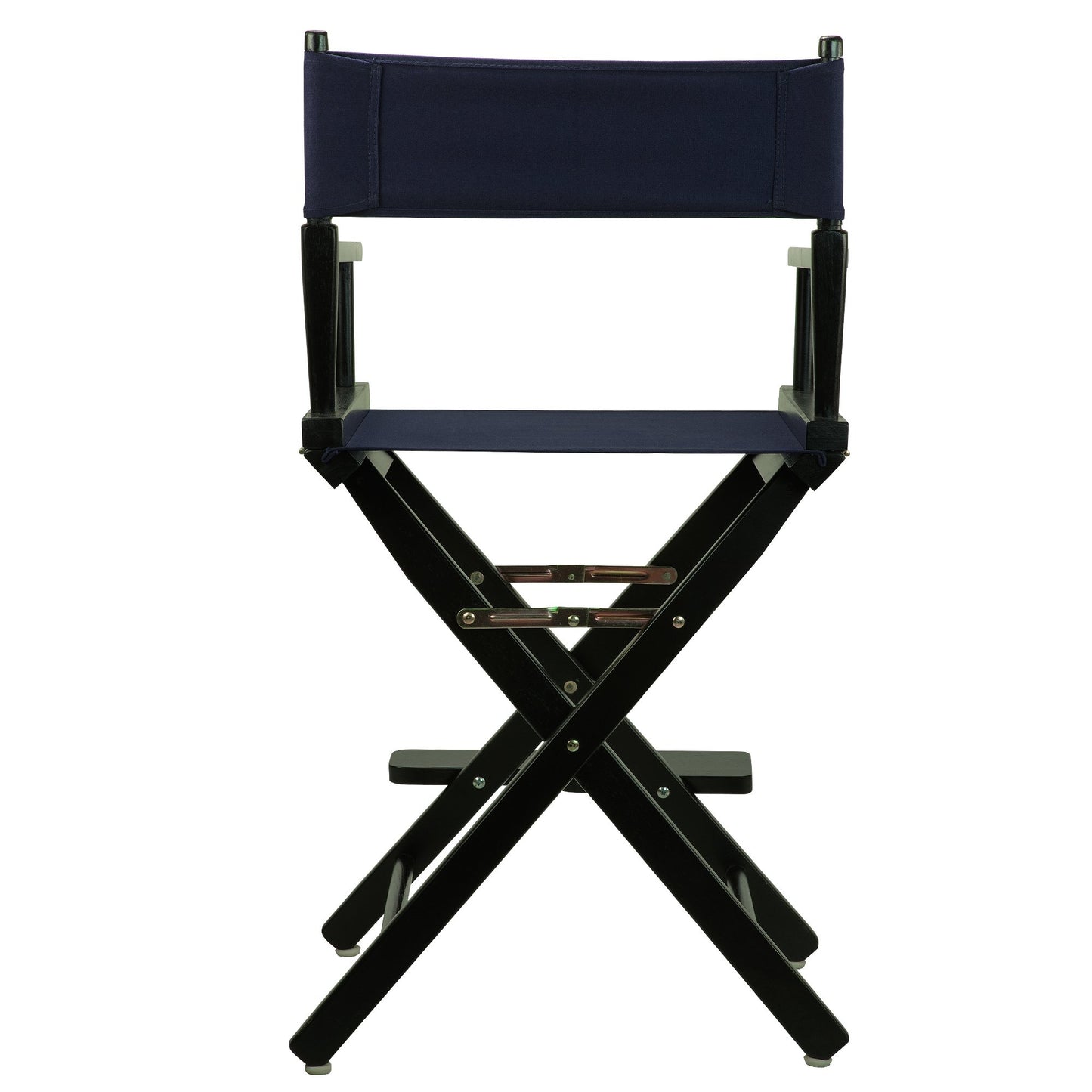 Casual Home 24" Director's Chair Black Frame-with Navy Canvas, Counter Height