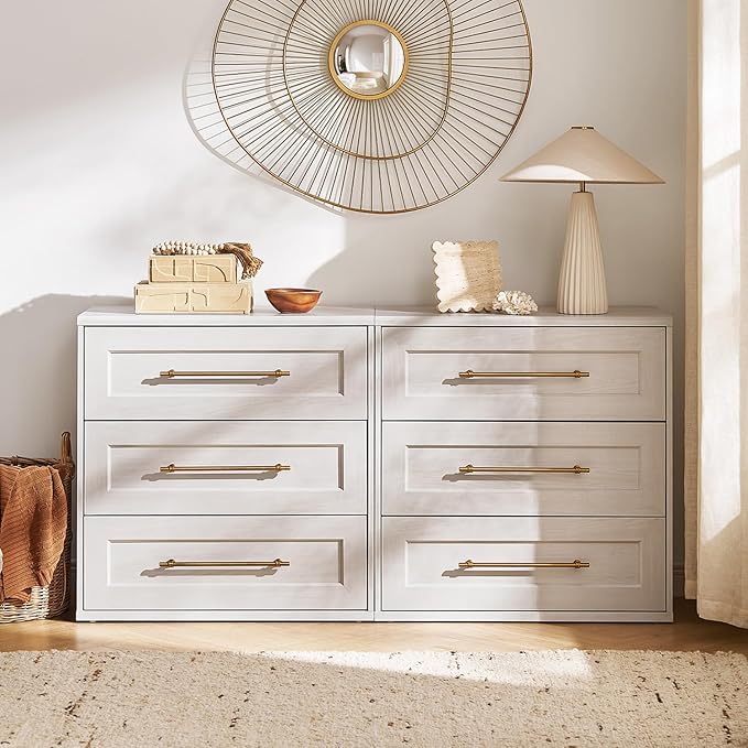 mopio Blake 3 Drawer Dresser for Bedroom, Chest of Drawers, Wood Dresser
