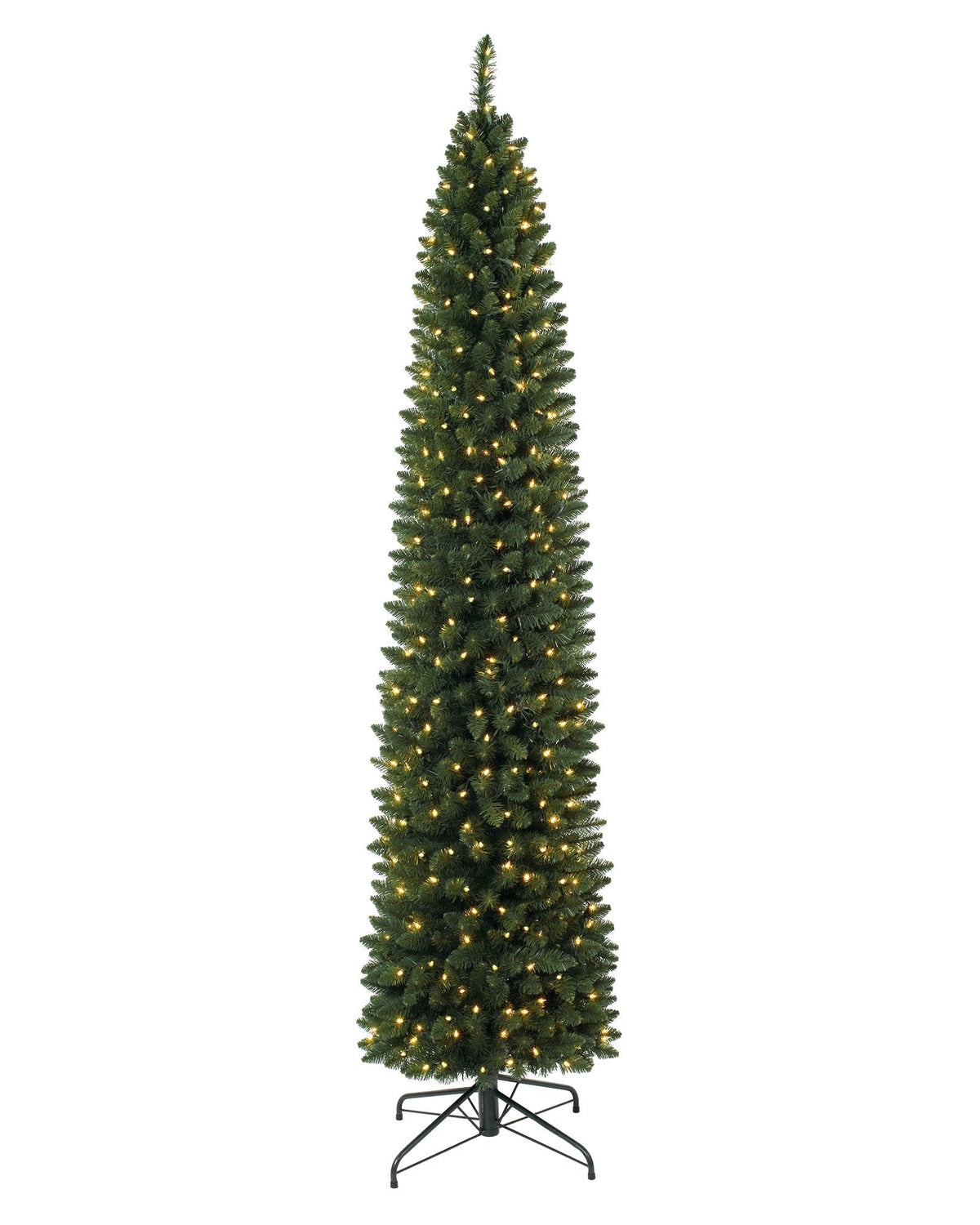 Treetopia Empire Pencil Tree - Artificial Indoor Christmas Tree, Unlit, Hinged Branches, Holiday Décor, 7.5ft