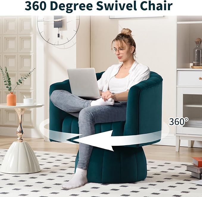 Swivel Accent Barrel Chair