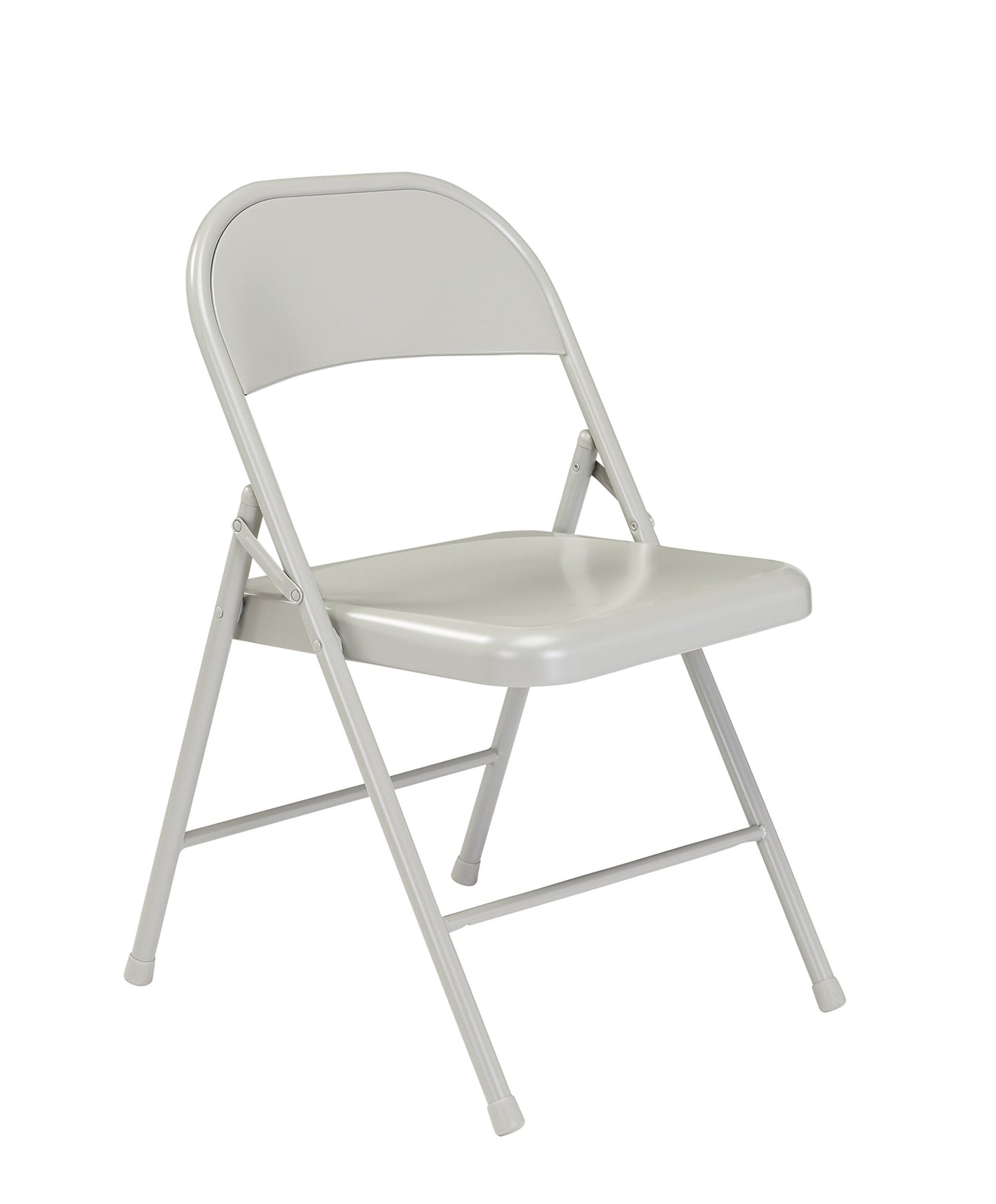 Steel Portable Folding Chairs by National Public Seating – 900 Series Premium Heavy-Duty Foldable Chairs for Indoor & Outdoor, Set of 4 – Comfortable, Durable, Institutional-Grade, Grey