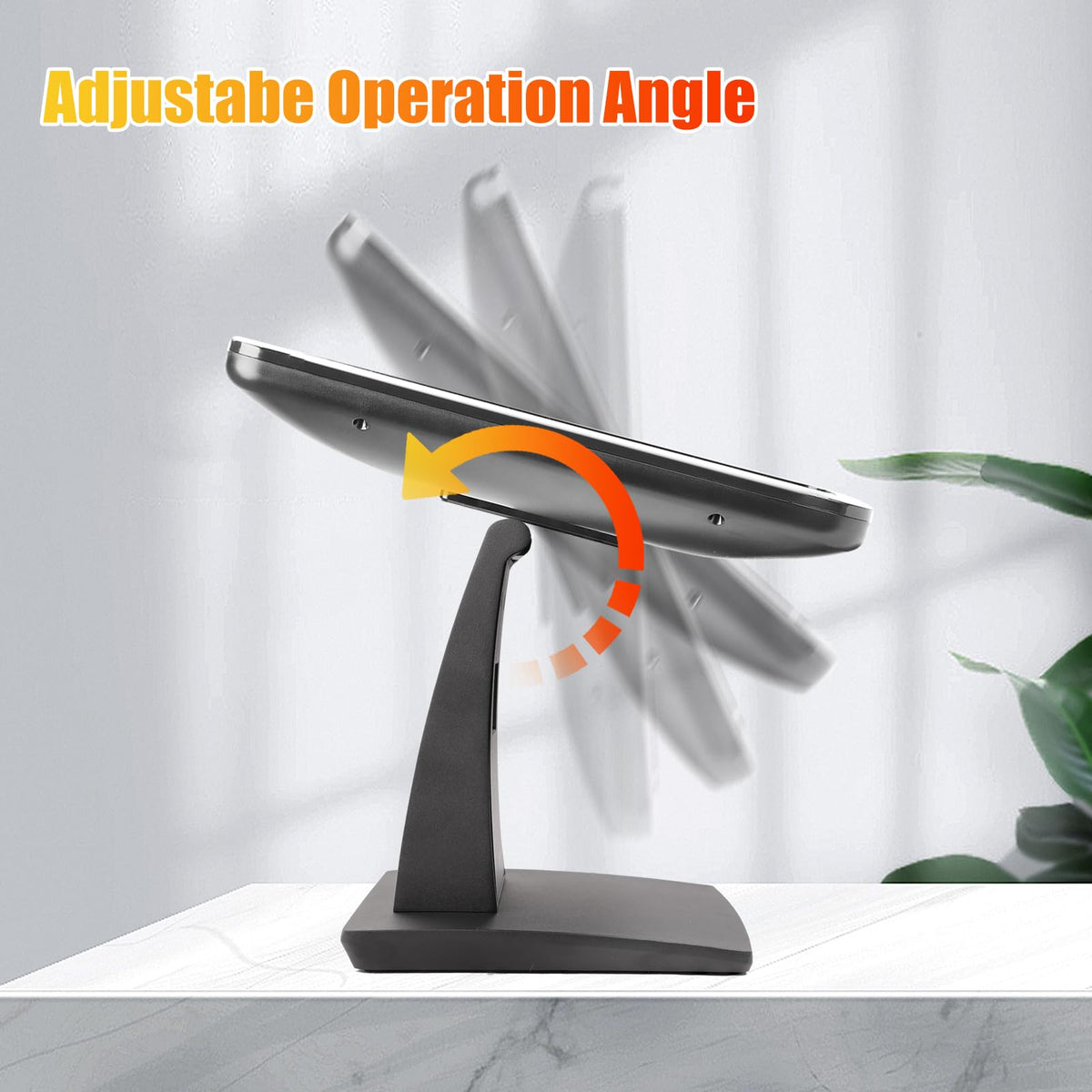ANGEL POS Commercial Grade 17.3 Inch 1920 x 1080 FHD Touchscreen POS Monitor, 10 Points Touch HDMI VGA, Waterproof Dustproof Screen, Indusitrial, Office, Retail, Gym, Warehouse