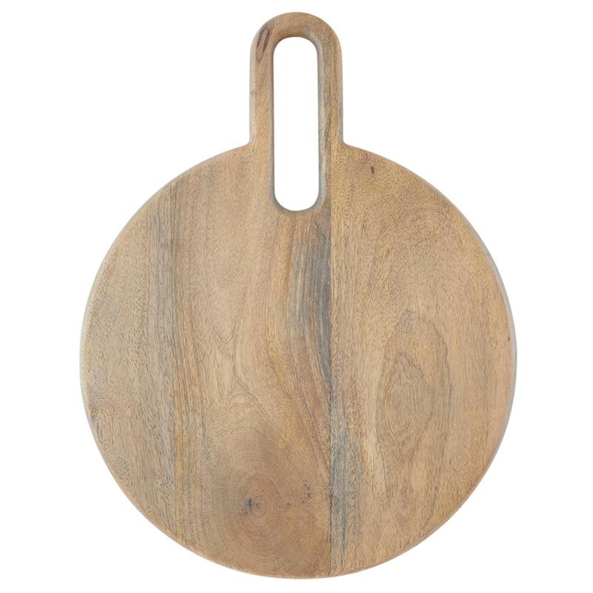 Santa Barbara Design Studio Mango Wood Charcuterie Boards Cheese Board Round Cutting Board, Medium, Natural