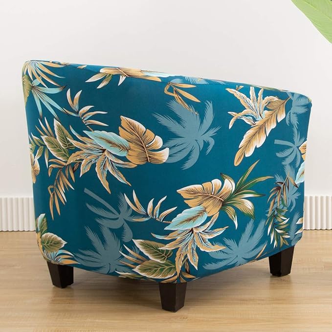 SearchI Club Chair Slipcover Stretch Barrel Chair Covers Printed Tub Chair