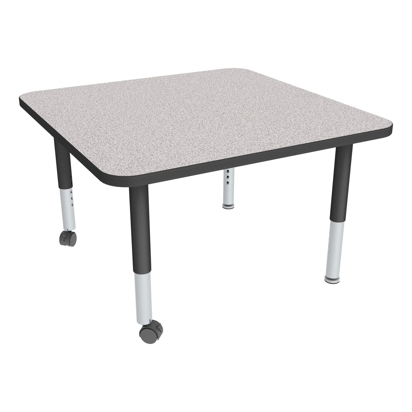 Sprogs Square Adjustable-Height Mobile Preschool Activity Table