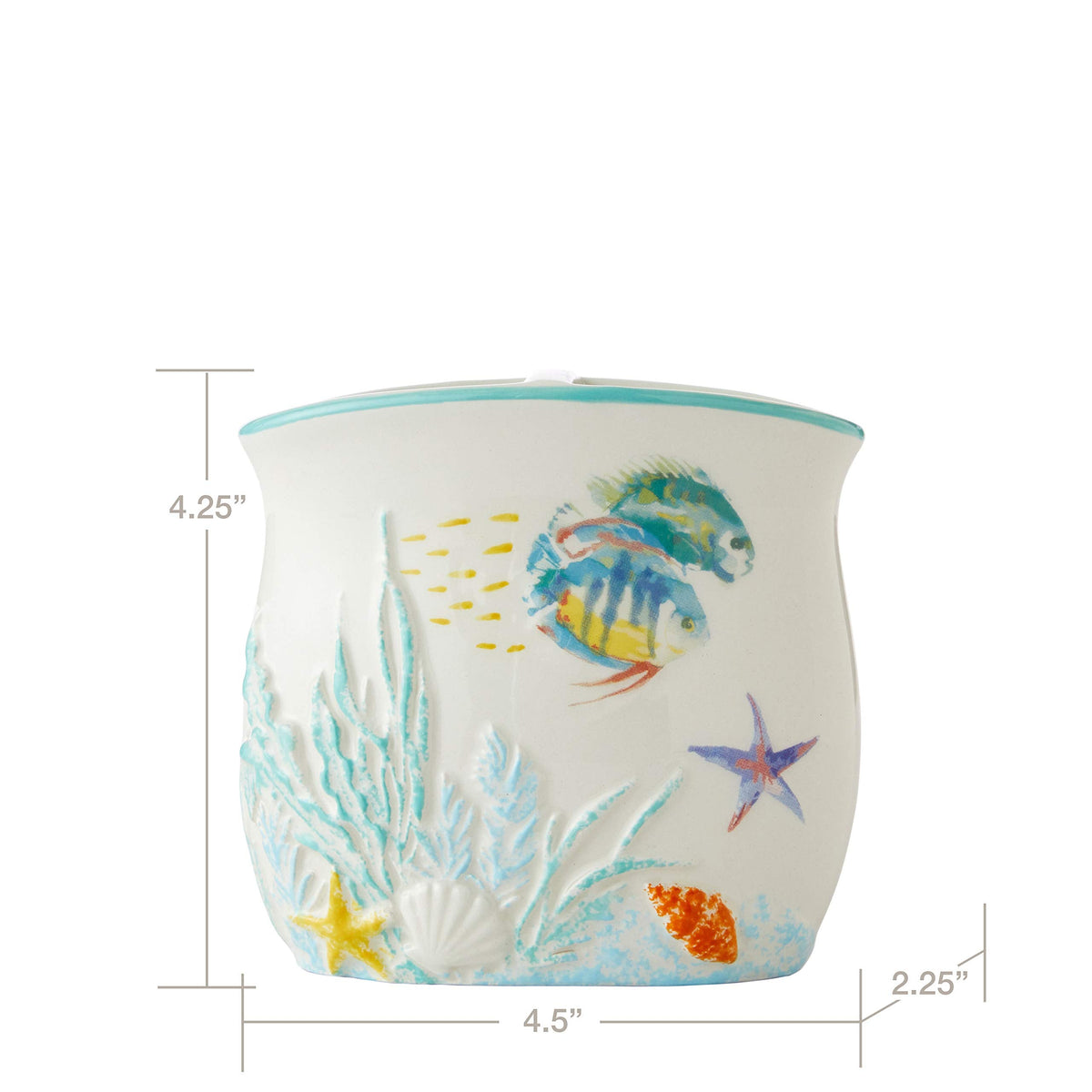 SKL Home Ocean Watercolor Toothbrush Holder