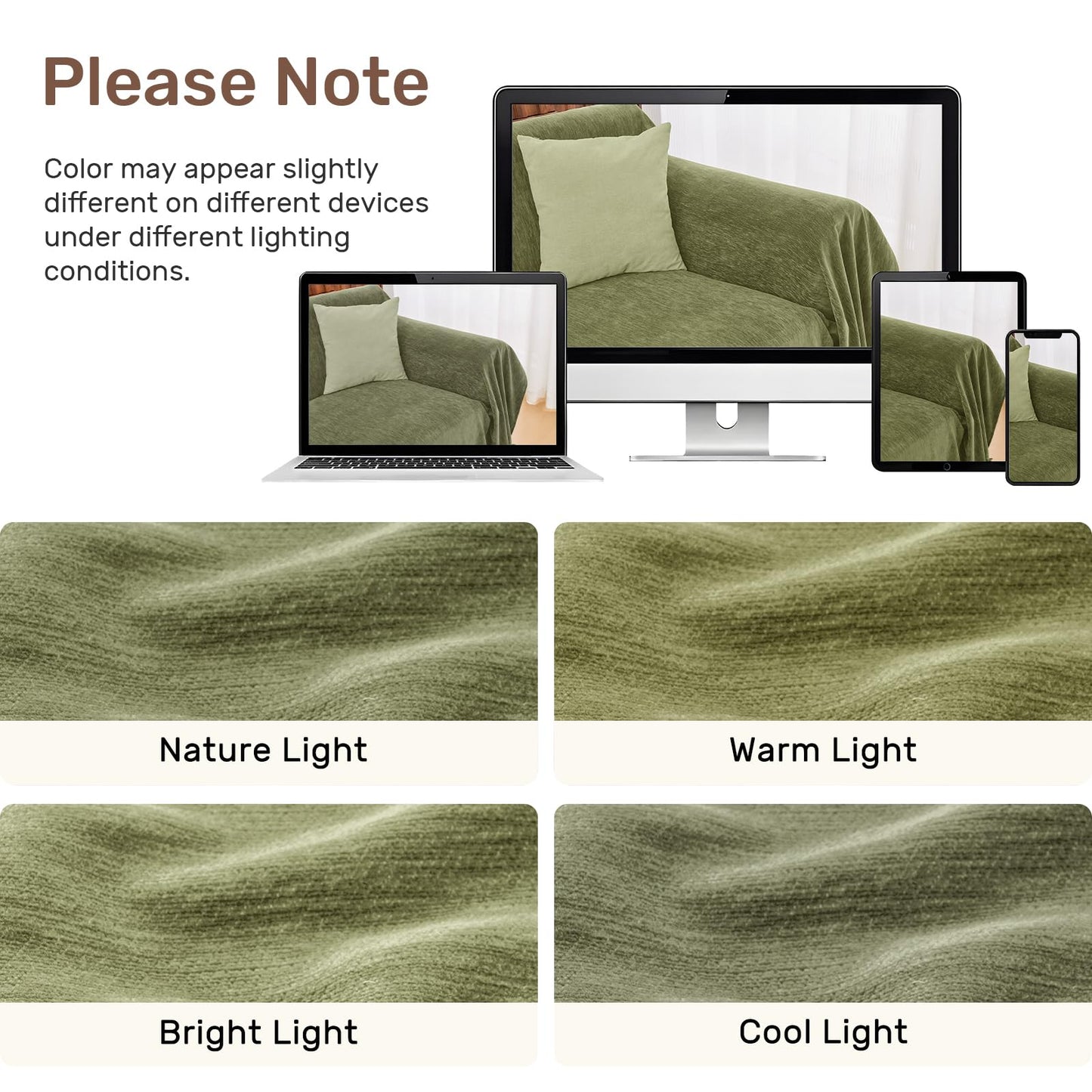 Houmiggle Sectional Couch Covers, 2 Pieces Washable L Shaped Couch Covers Sofa Blanket for Dogs Pet Friendly Sectional Sofa Slipcovers Furniture Covers,71"x118"+91"x134",(XXX-Large,Green)