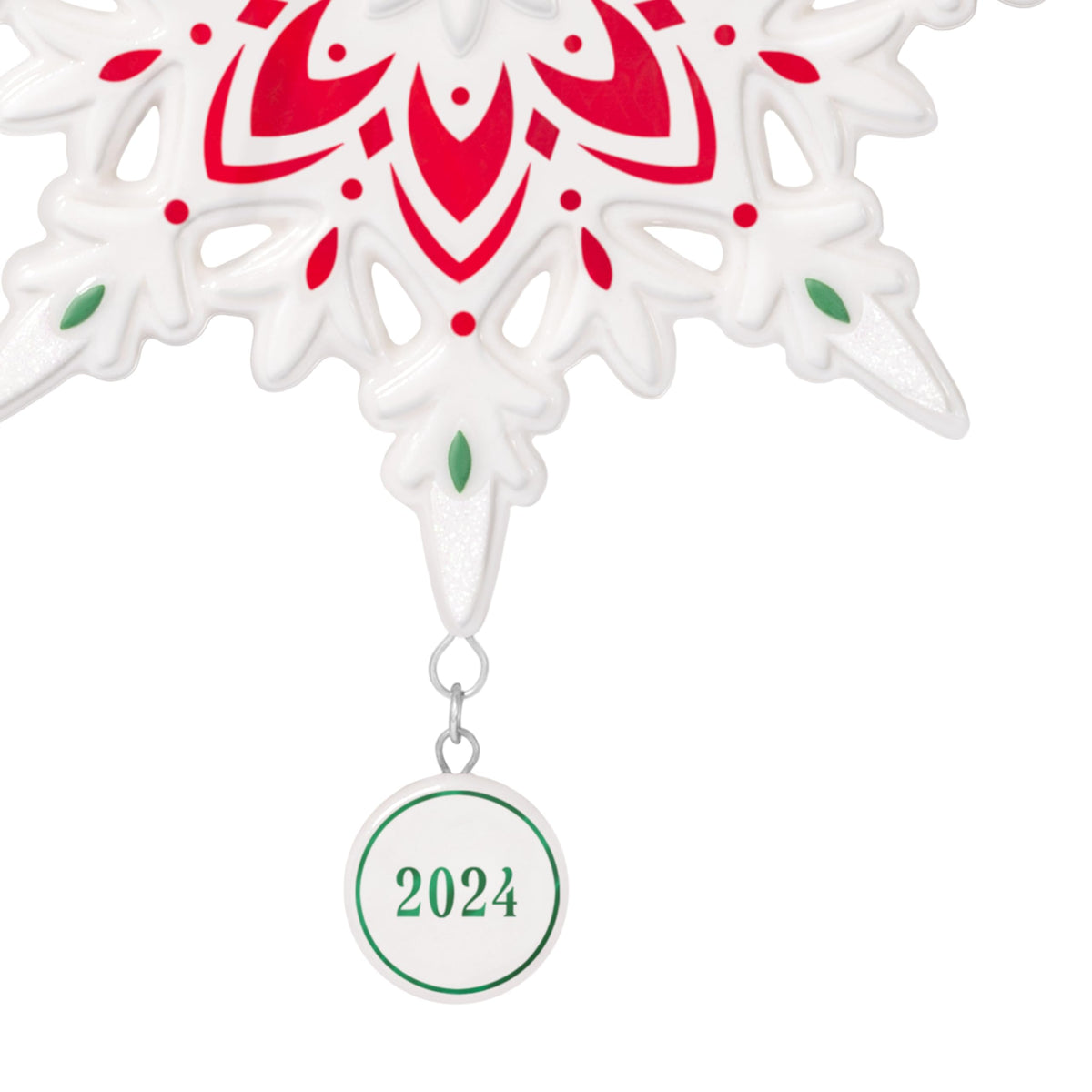 Hallmark Keepsake Christmas Ornament 2024, Snowflake 2024, Porcelain, Snowflake Gifts