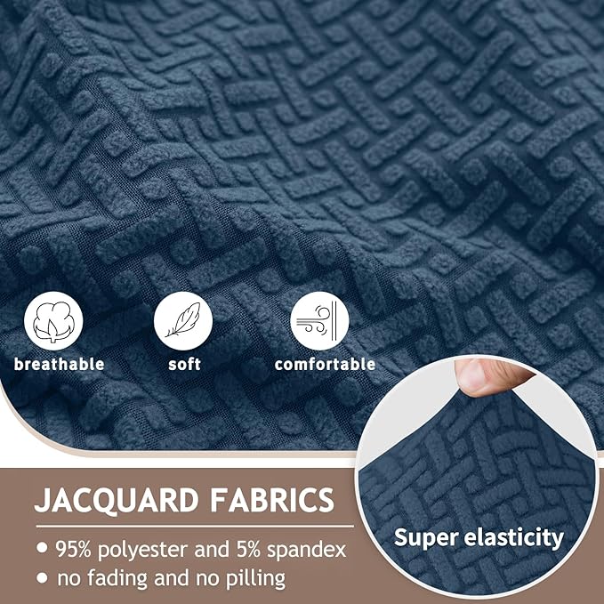 ALIECOM 100% Waterproof Recliner Sectional Couch Covers L Shape Stretch Corner