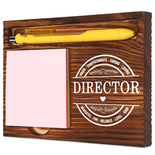 Thank You Gifts for Directors, Ideal Gift for Business, School Directors, Perfect for National Director’s Day or Corporate Celebrations, Self-Stick Note Pad Holder for Desk Organization VN424
