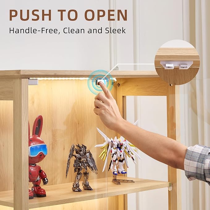 LELELINKY Farmhouse Display Cabinet
