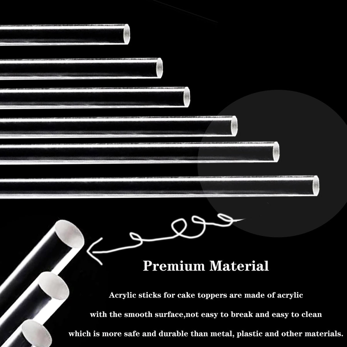 30 Pcs 18 Inch Acrylic Plant Stakes Garden Stakes Clear Orchid Stakes Clear Plant Sticks Potted Plant Christmas Support Stakes for Support Vines Grow Upright Indoor Outdoor Plants