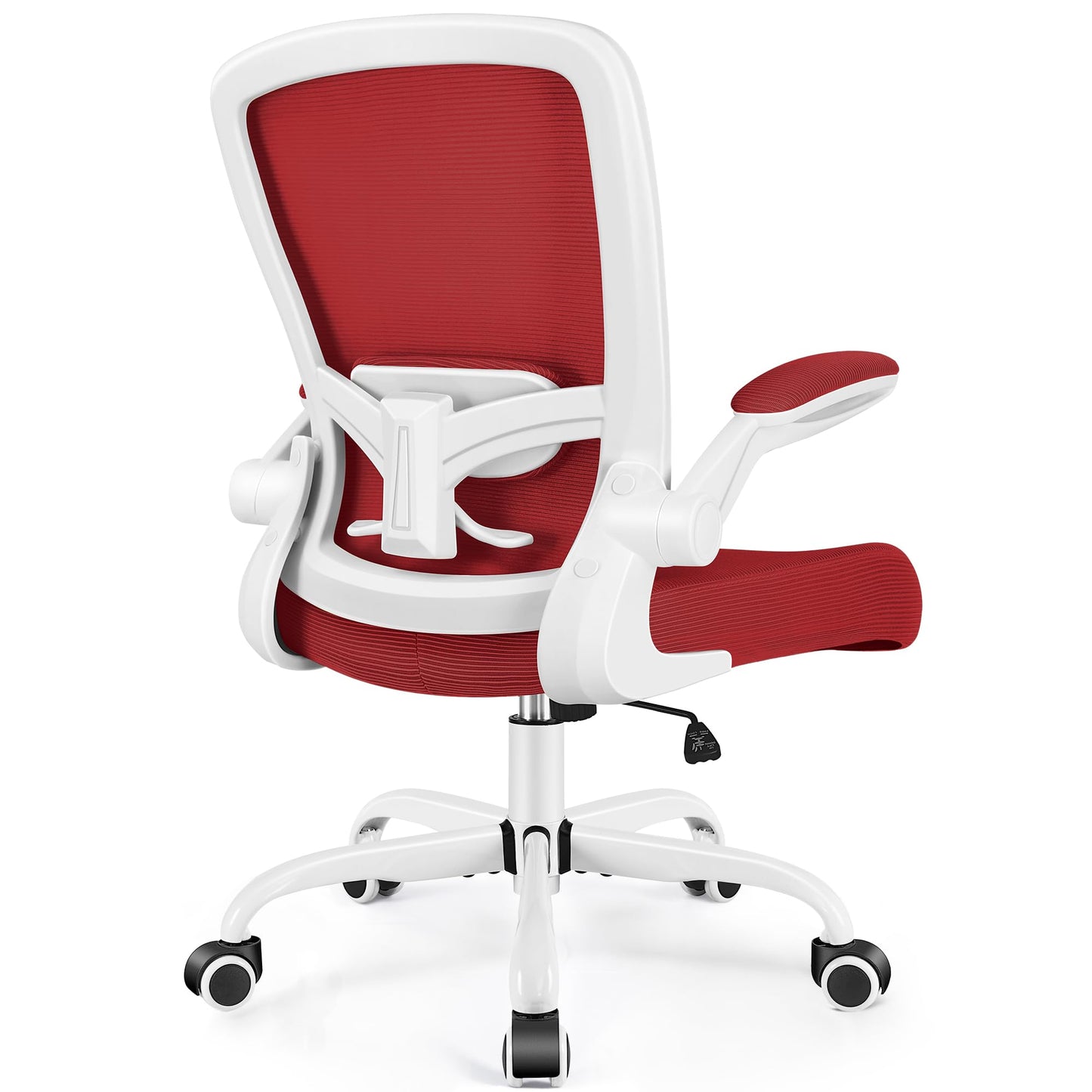 FelixKing Office Chair, Ergonomic Desk Chair Breathable Mesh Chairs Adjustable High Back Lumbar Support Flip-up Armrests, Executive Rolling Swivel Comfy Computer Chairs Home Office Fire Brick
