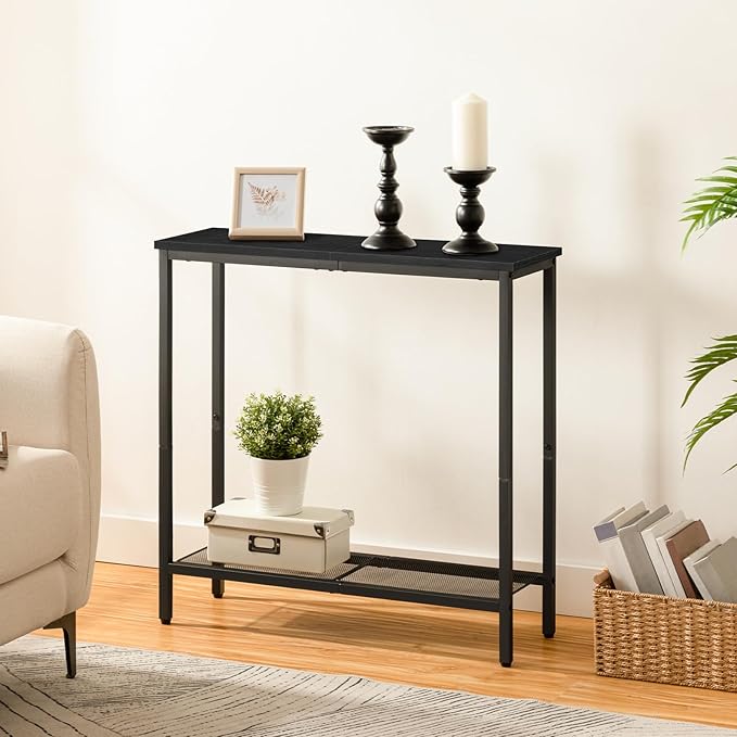 HOOBRO 29.5" Narrow Console Table, Small Entryway Table