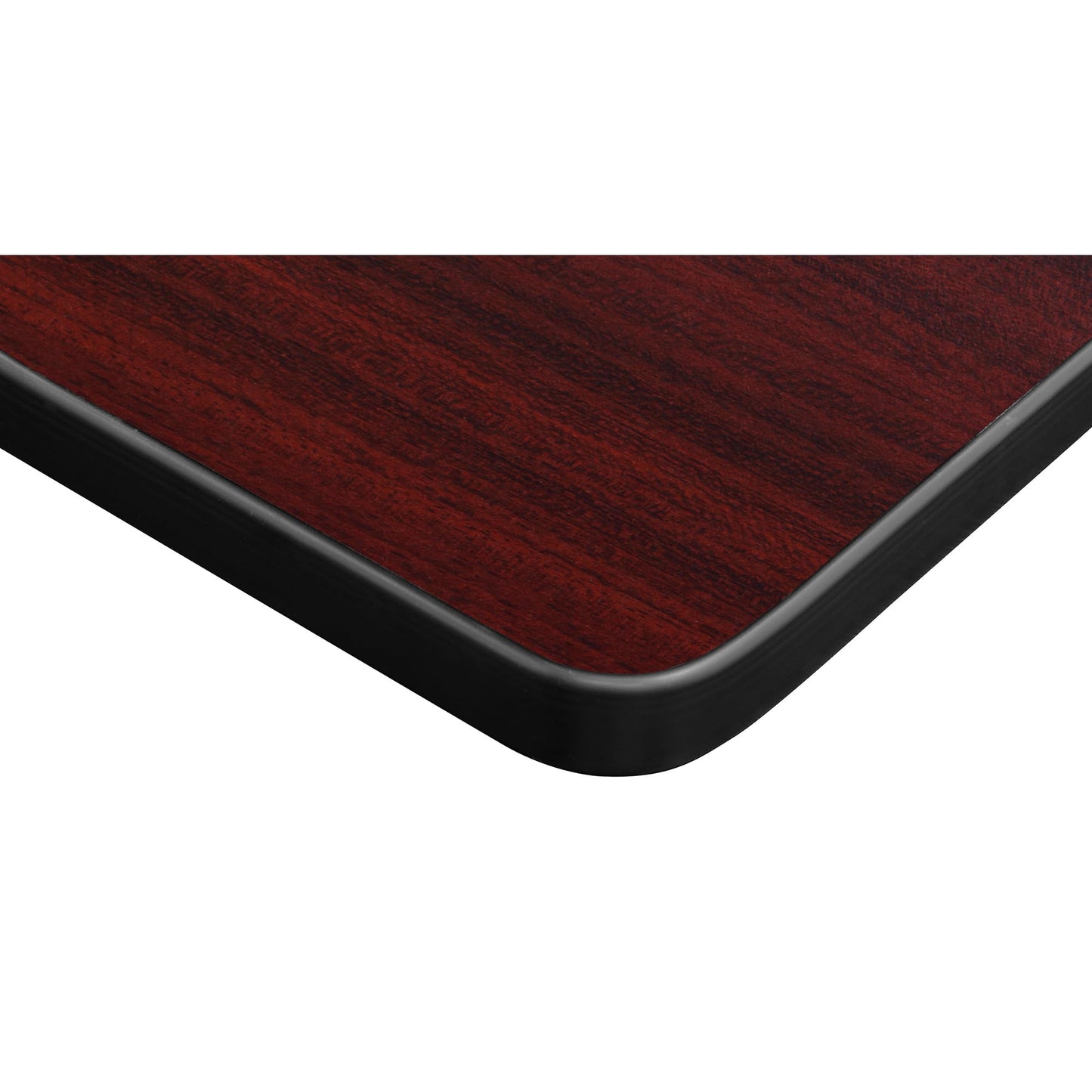 Regency Kobe 72 x 24 in. Flip-Top Training Nesting Table with Modesty Panel- Mahogany