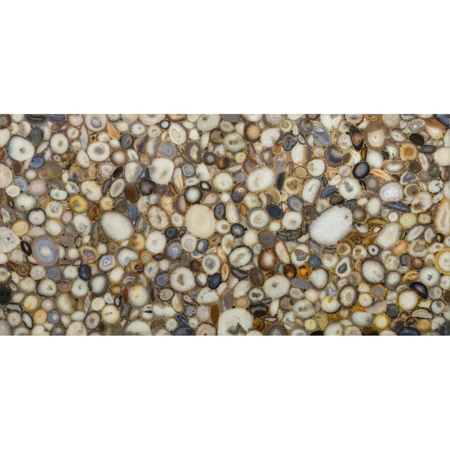 Epoxy Agate Coffee Table Top with Geode Pattern 16 x 16 Inches Yellow Agate Restaurant Side Table from Indian Handicrafts