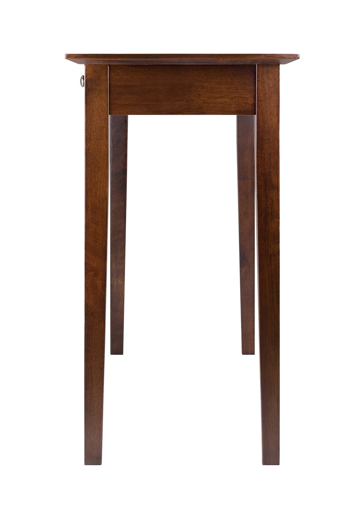 Winsome Rochester Console Table with Drawer, for Living Room, Hallway, Bedroom, 29", Antique Walnut