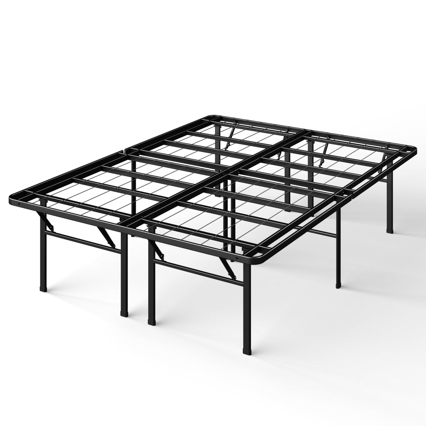Zinus SmartBase Heavy Duty Mattress Foundation, 18 Inch Metal Platform Bed Frame, No Box Spring Needed, Sturdy Steel Frame, Underbed Storage, Full