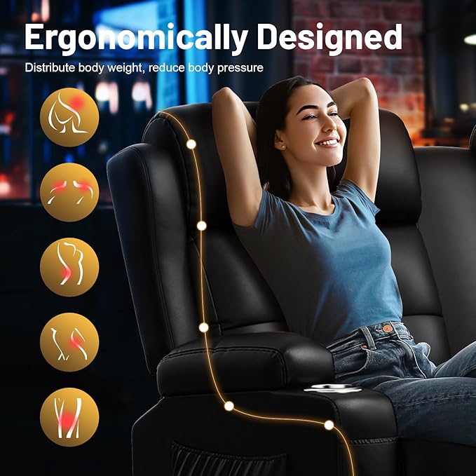 Loveseat Recliner Sofa, Home Theater Seating