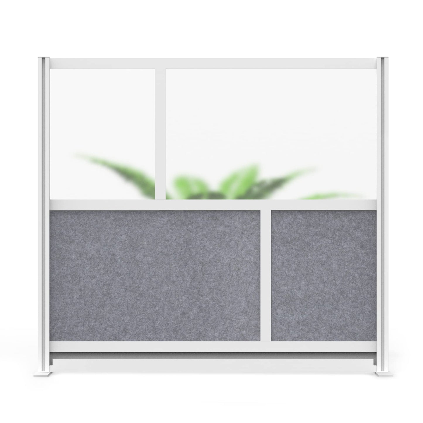 Luxor MW-5348-FCG Modular Room Divider Wall System - 53" x 48" Starter Wall